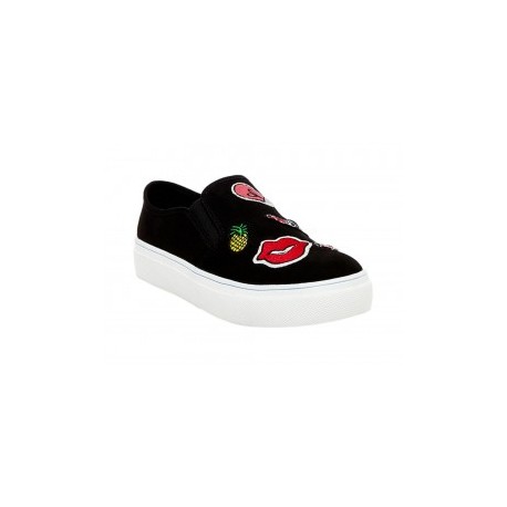 Tenis con parches Madden Girl negro