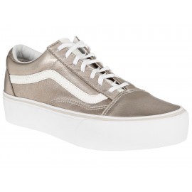 Tenis liso Vans dorado