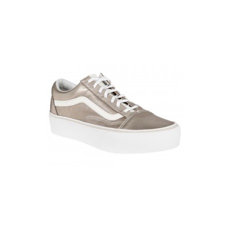 Tenis liso Vans dorado