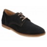 Dockers Zapato de Piel con Agujeta Azul