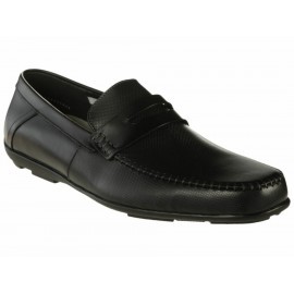 Flexi Zapato Mocasín de Piel Negro
