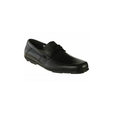 Flexi Zapato Mocasín de Piel Negro