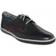 Zapato Fluchos de piel azul marino