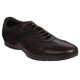 JBE Zapato de Piel con Agujeta Café