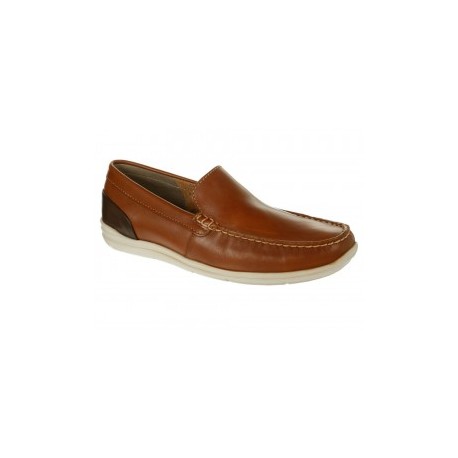 Zapato mocasín Flexi piel tan