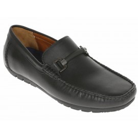 Quirelli Zapato Driver de Piel Negro