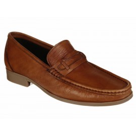 Zapato mocasín Michel Domit piel miel