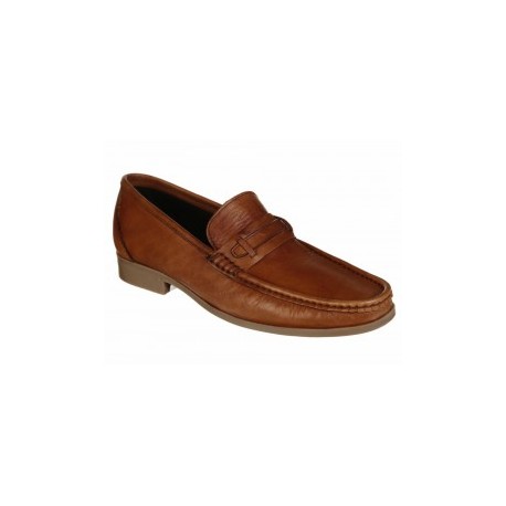 Zapato mocasín Michel Domit piel miel