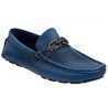 JBE Zapato Mocasín con Hebilla Azul