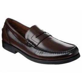 Zapato mocasín Quirelli piel café oscuro