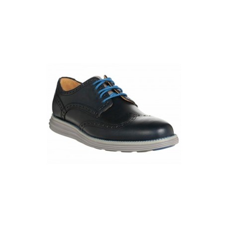 Zapato bostoniano Cole Haan piel azul marino