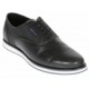 Perry Ellis Zapato con Agujeta de Piel Negro