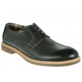 Zapato derby Fenutti piel gris oxford