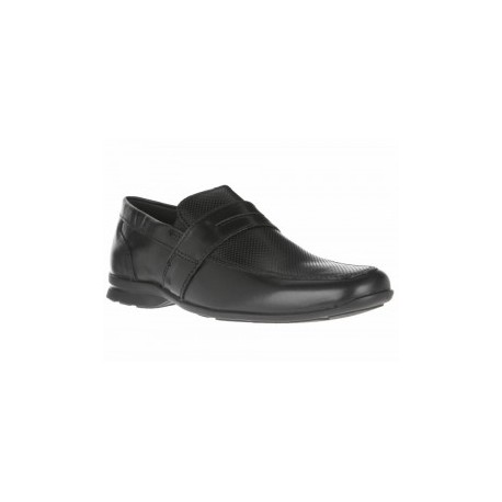 Zapato mocasín Flexi piel negro