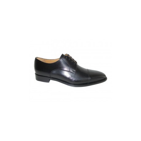 Pitti Zapato de Piel con Agujeta Negro