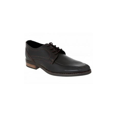 Zapato derby Perry Ellis piel chocolate