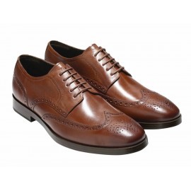 Zapato bostoniano Cole Hann Gran Wingtip café