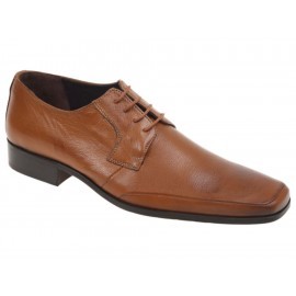JBE Zapato con Agujeta Café