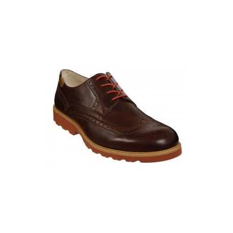Zapato bostoniano Pikolinos piel café oscuro