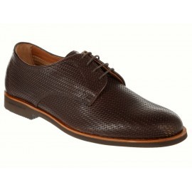 Zapato derby Fratelli piel chocolate