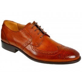 JBE Zapato de Vestir con Agujeta Miel