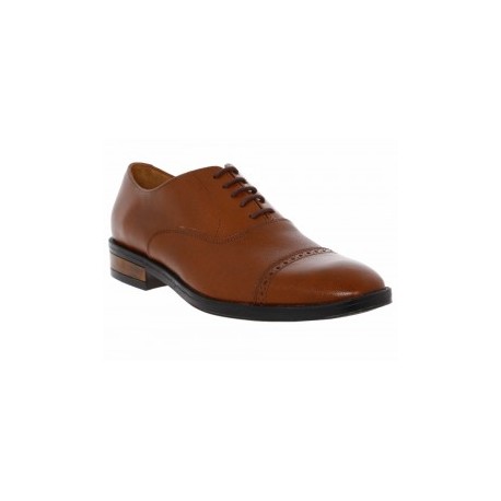 Zapato oxford Fenutti piel cognac