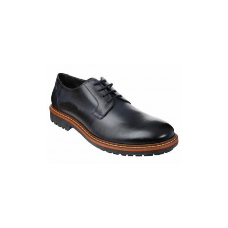 Zapato derby KD piel azul