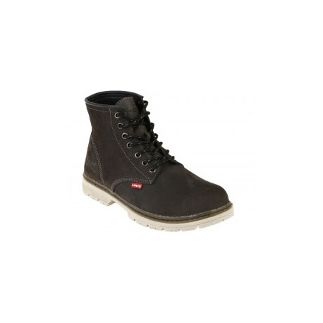 Levi's Bota Casual de Gamuza con Agujeta Café