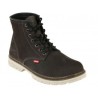Levi's Bota Casual de Gamuza con Agujeta Café