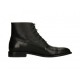 Bota con agujeta Michel Domit de piel negra