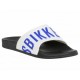 Sandalia Bikkembergs piel blanca