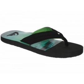 Quiksilver Sandalia Estampada de Mezcla...