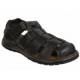 JBE Sandalia de Piel Chocolate