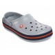Crocs Sandalia Crocband Light Gris Claro