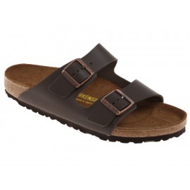Birkenstock Sandalia con Hebilla Café Obscuro
