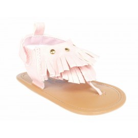 Sandalia Mon Caramel sintético para niña