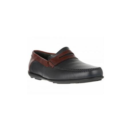 Zapato driver Flexi piel azul marino