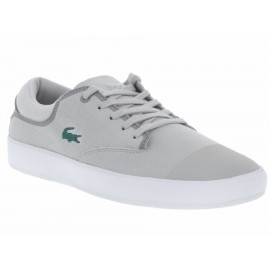 Lacoste Tenis con Agujeta Gris Claro