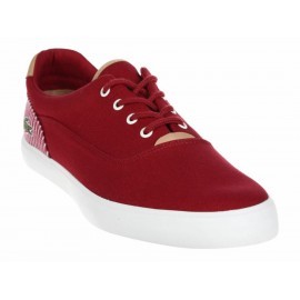 Tenis Lacoste rojo obscuro