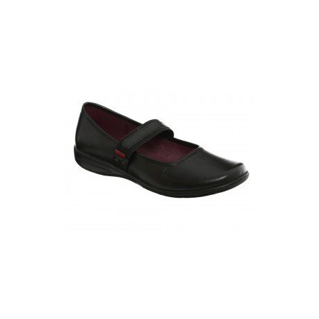 Mary Jane liso Elefante con fijación de...