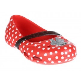 Flat Crocs sintético para niña