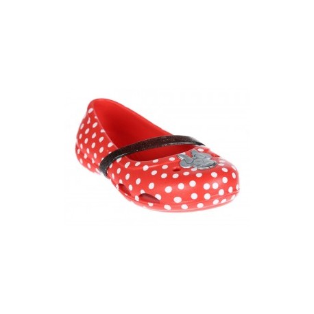 Flat Crocs sintético para niña