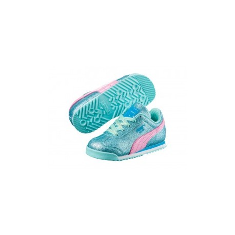 Tenis Roma Glitz Glamm para niña