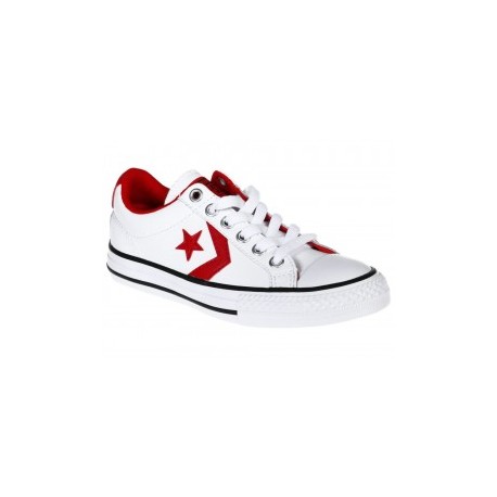 Tenis liso Converse de piel para niña