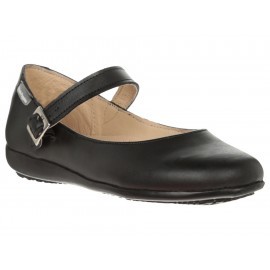 Mary Jane liso Hush Puppies de piel para niña