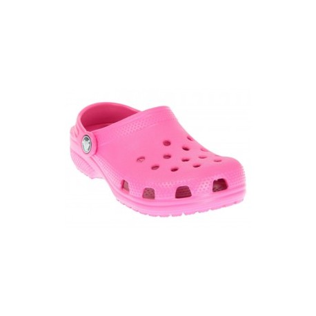 Crocs Suecos Lisos Candy Pink para Niña