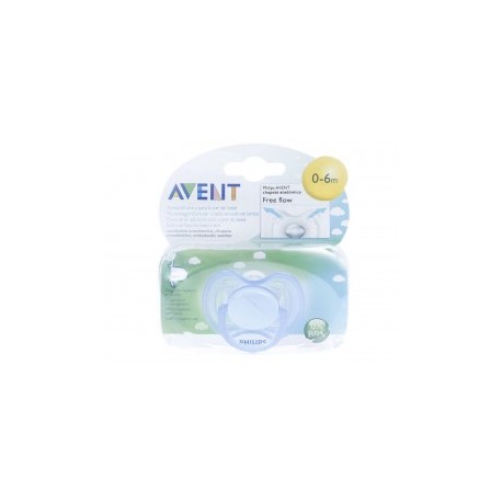 Avent Chupón Freeflow, 0-6 meses