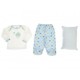 Conjunto Baby Mink Pijamink azul