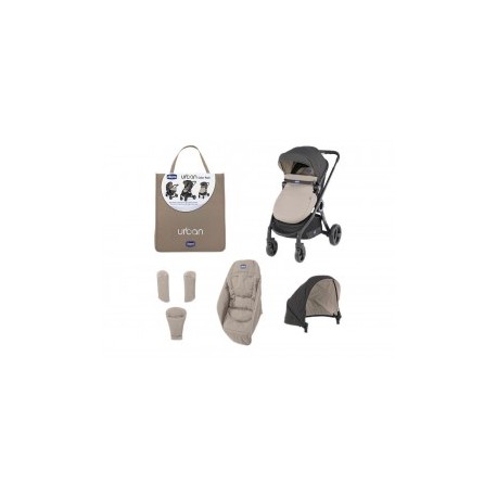 Set de cubre carriola Chicco Urban beige