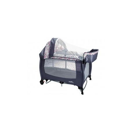 Cuna de viaje Evenflo Nappi gris oxford
